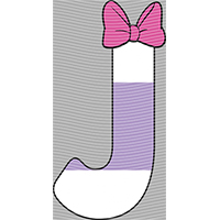 Cartoon letters-CL 133